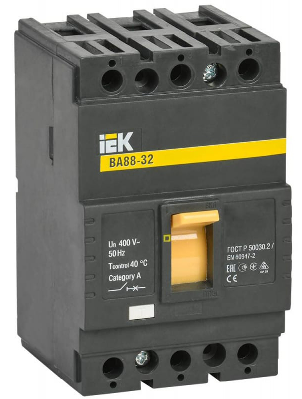IEK ВА 88-32 SVA10-3-0080 (черный)