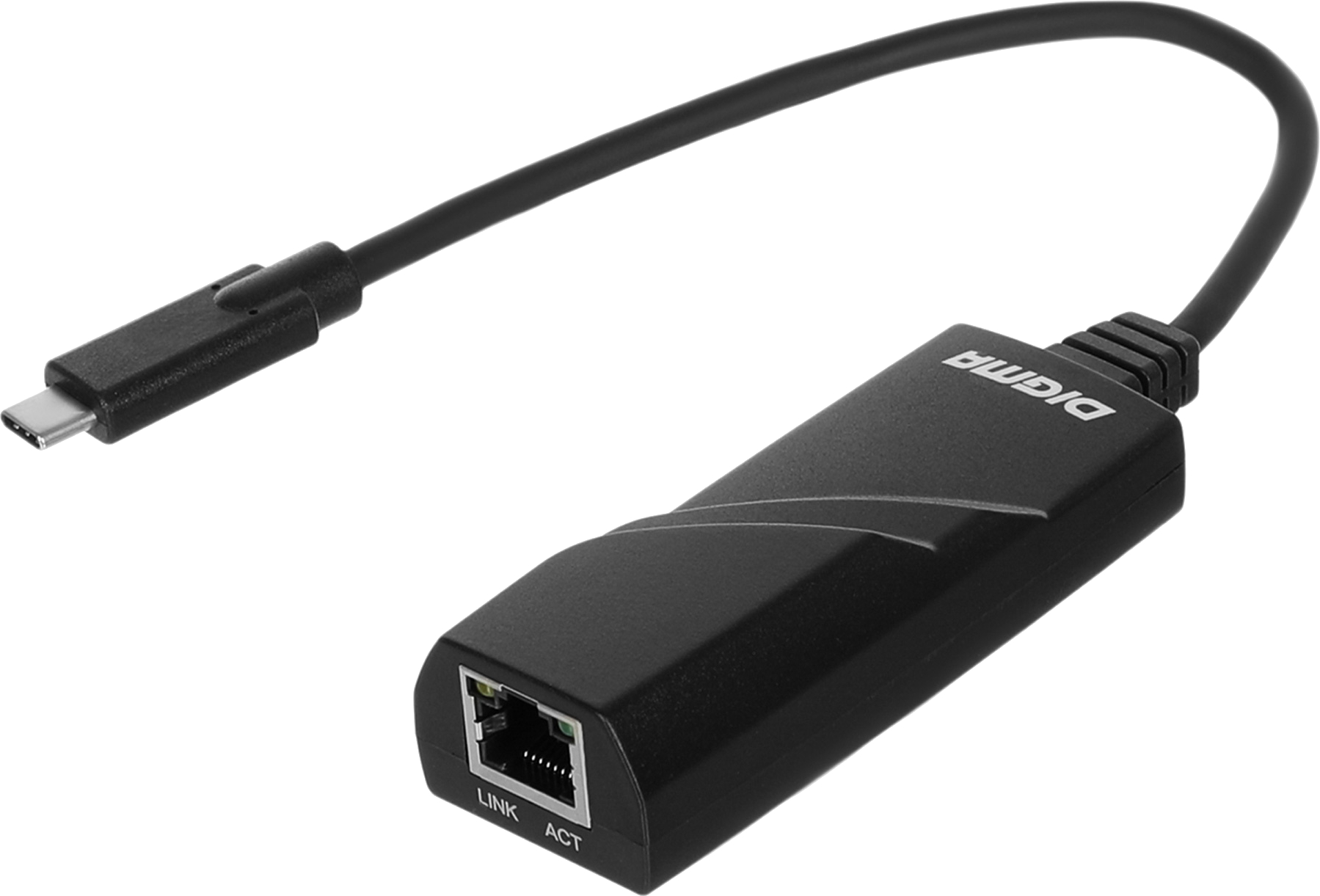 Digma D-USBC-LAN1000 (черный)