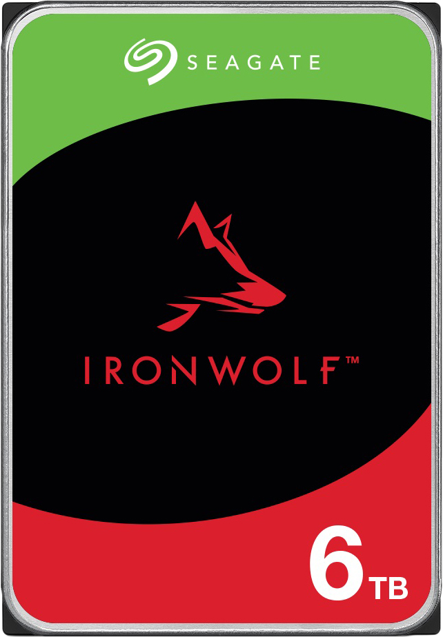 Seagate IronWolf 6 Тб (серебристо-черный)