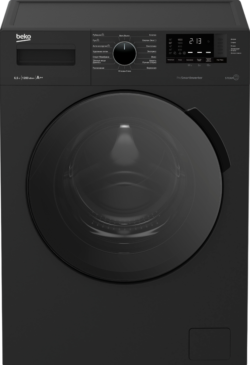 Beko WSPE6H612A (черный)