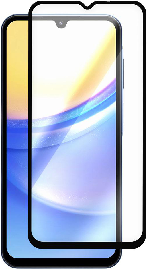 KRUTOFF Full Glue Premium для Samsung Galaxy A15/M15 (черный)