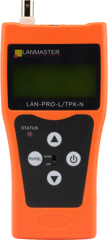Кабельный тестер LANMASTER LAN-PRO-L/TPK-N-8R (черно-оранжевый)