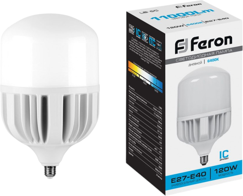 Feron LB-65 E27-E40 120W 6400K (белый)
