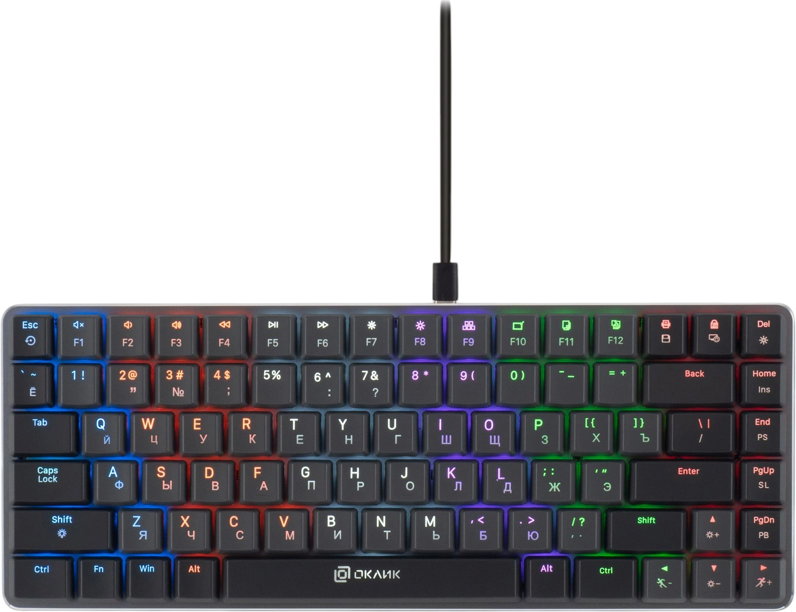 Oklick K615X (серебристо-серый)