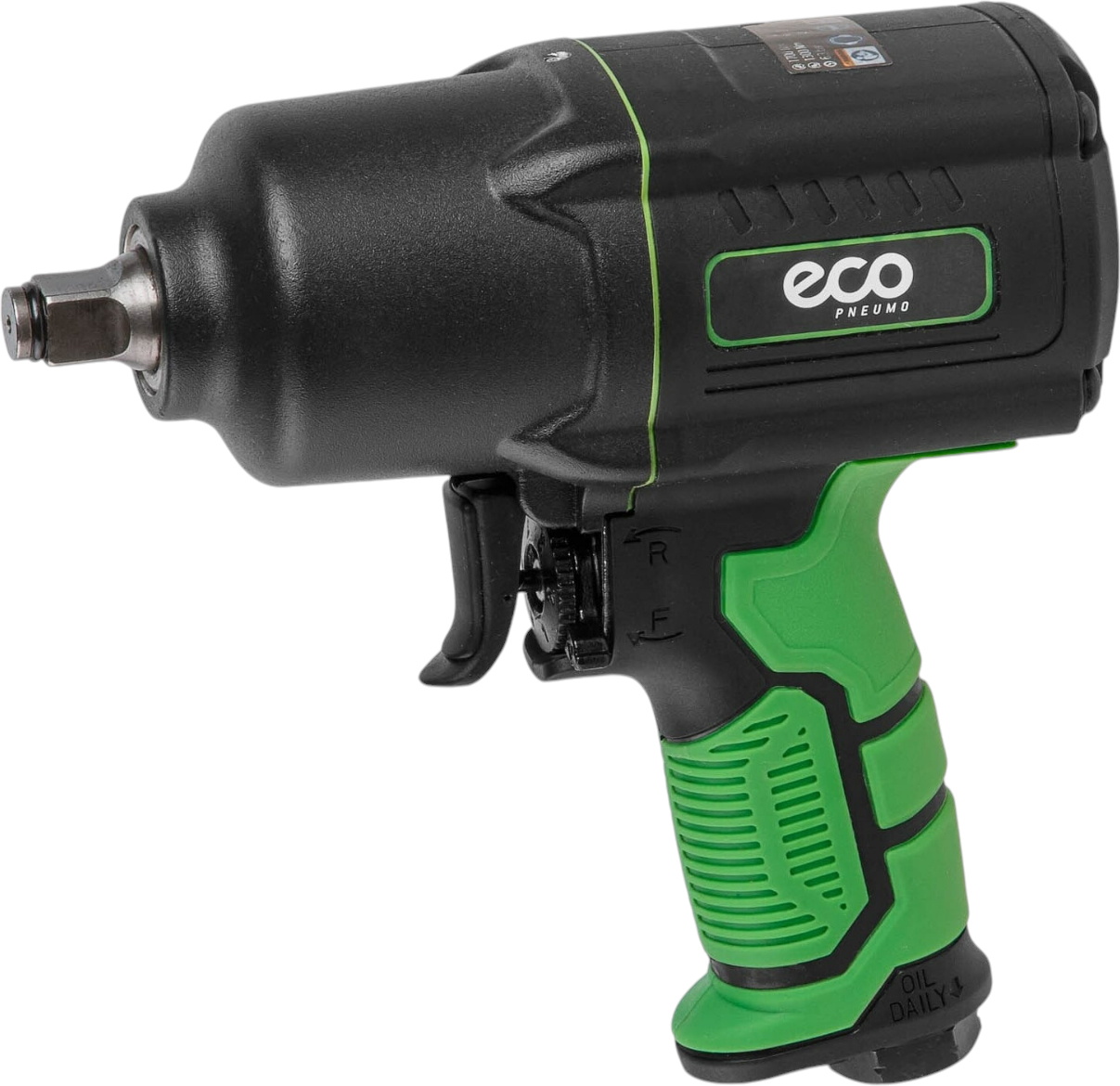 Пневмогайковерт ECO AIW-1500S (черно-зеленый)