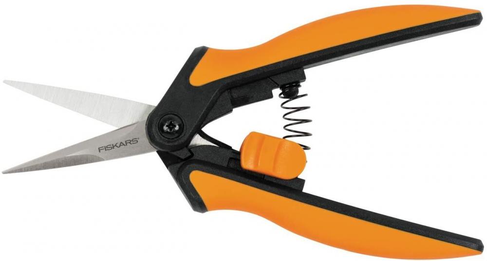 Ножницы садовые Fiskars Solid SP13 (черно-оранжевый)