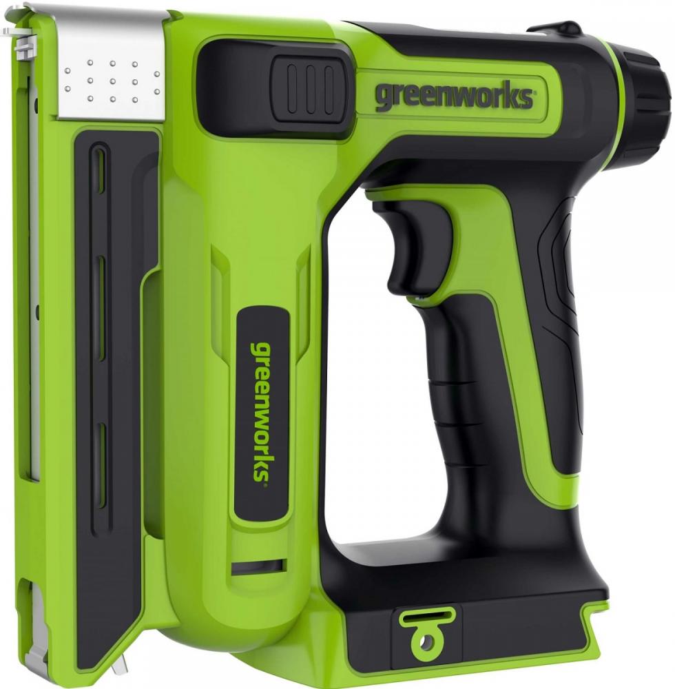 Степлер Greenworks G24CS10, без АКБ и ЗУ