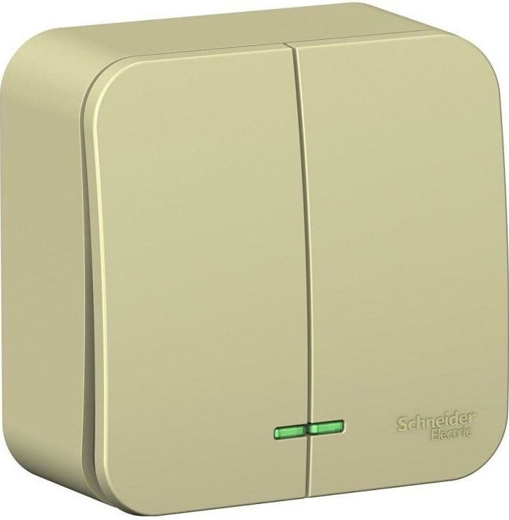 Выключатель Schneider Electric ОП Blanca BLNVA105117 (бежевый)