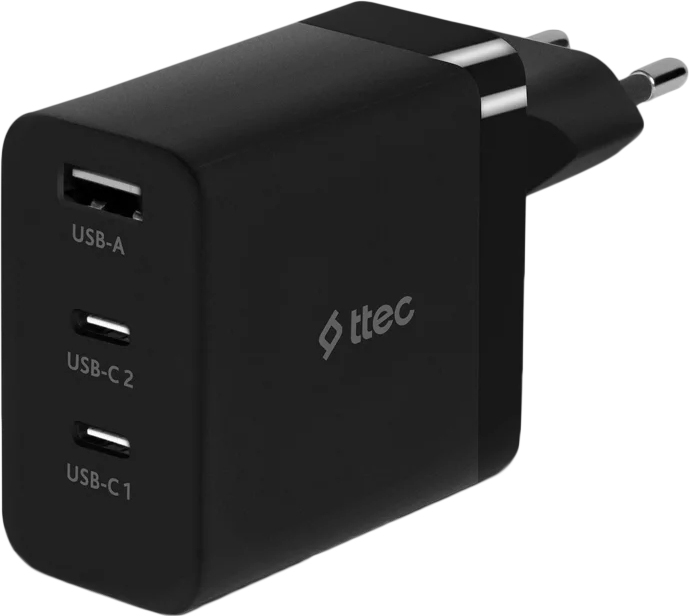 TTEC SmartCharger 65W PD/GAN (черный)