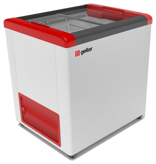Морозильный ларь Gellar FG 250 C (красный)