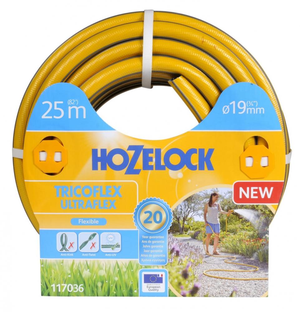 Шланг для полива Hozelock Tricoflex Ultraflex 117036 (желтый)
