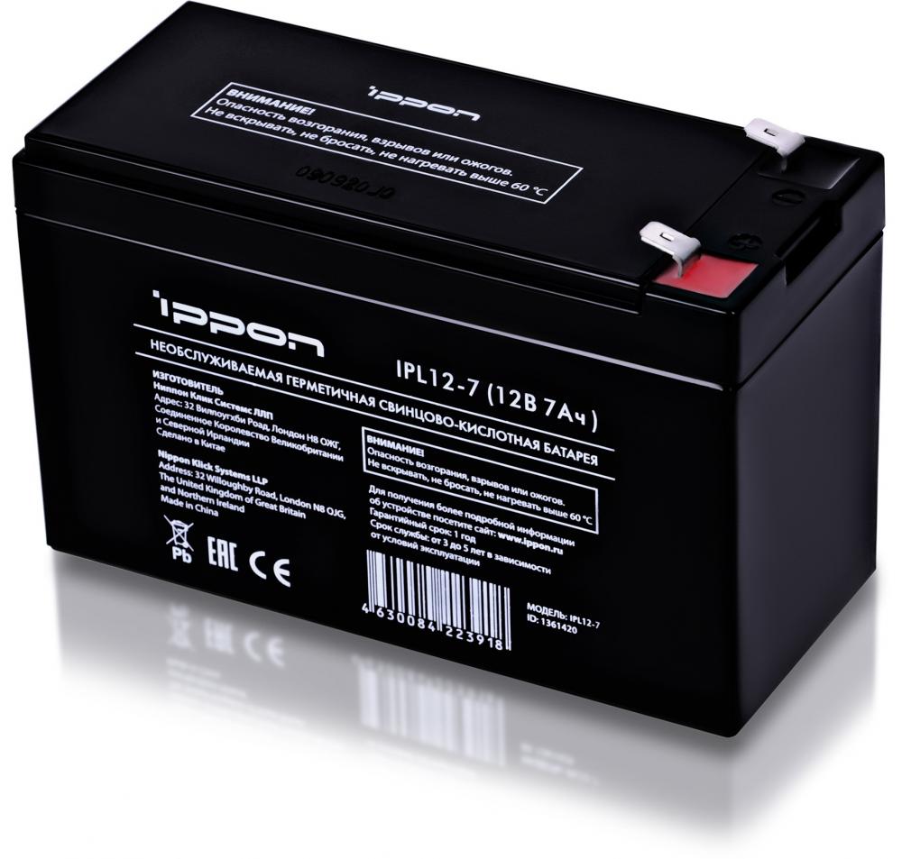 Ippon IPL12-7 12В 7Ач