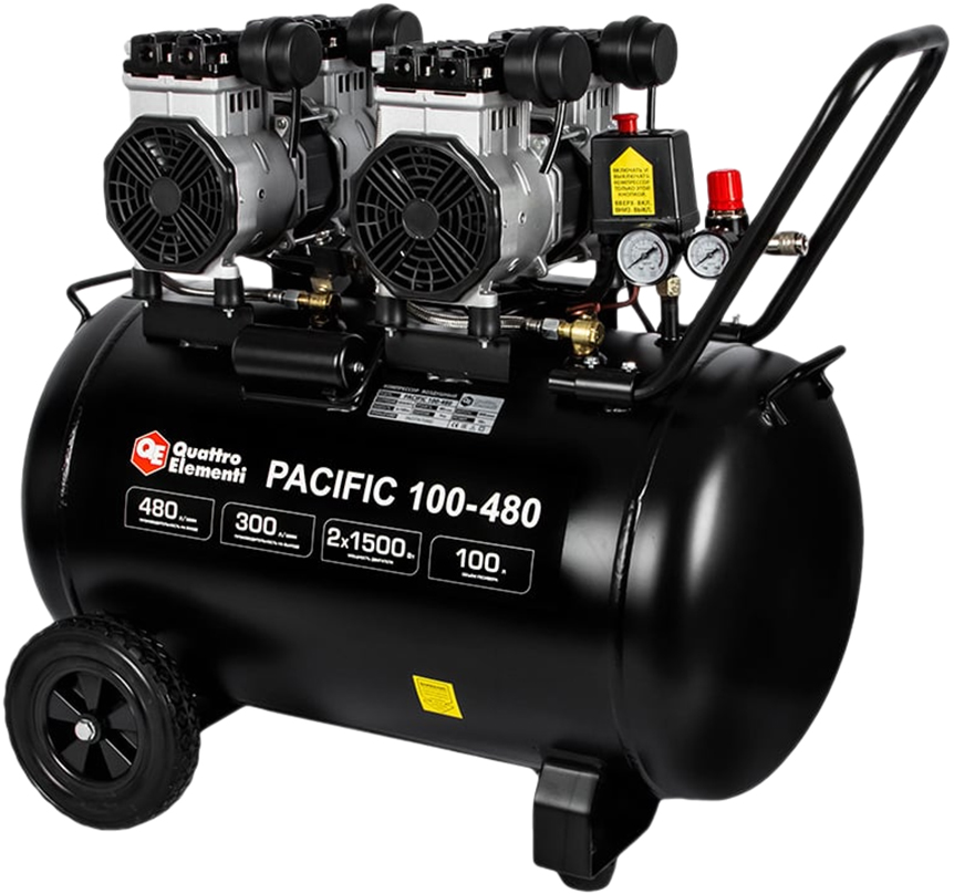 Компрессор Quattro Elementi PACIFIC 100-480 (черный)