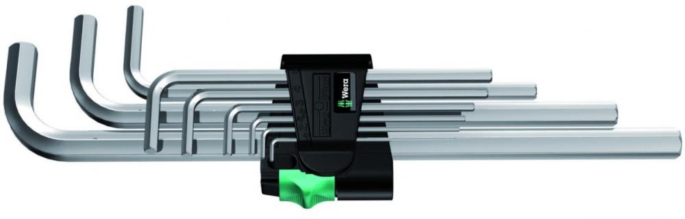 Набор шестигранников Wera WE-021909 (серебристый)