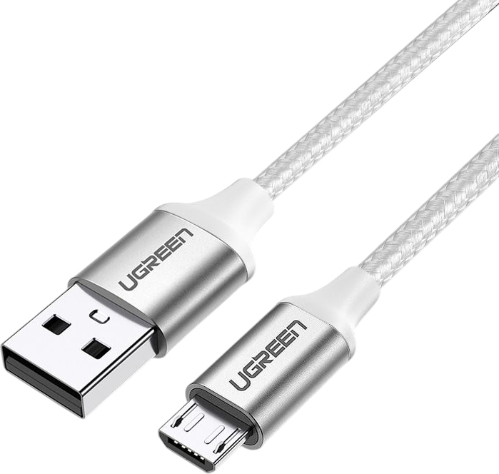 Ugreen US290  1 м (бело-серебристый)