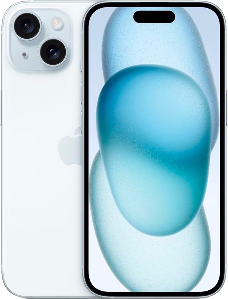 Apple iPhone 15 256 Гб eSIM + SIM (голубой)