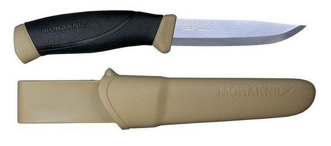 Нож Morakniv Companion (13166) (черно-бежевый)