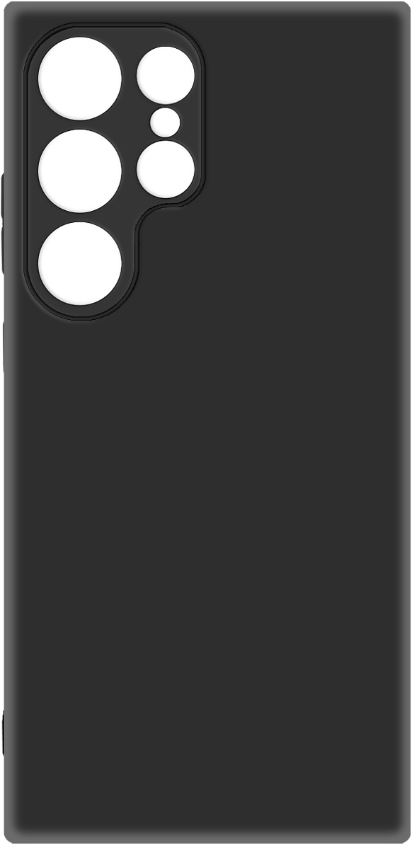 KRUTOFF Soft Case для Samsung Galaxy S24 Ultra (черный)