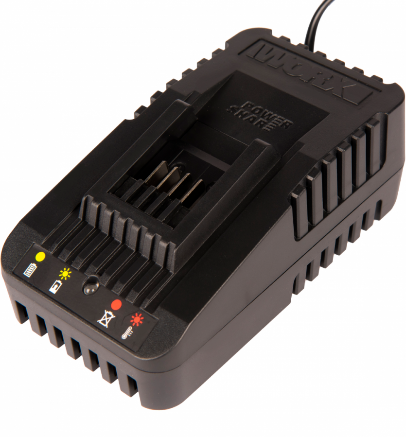 Зарядное устройство WORX WA3880 (черный)